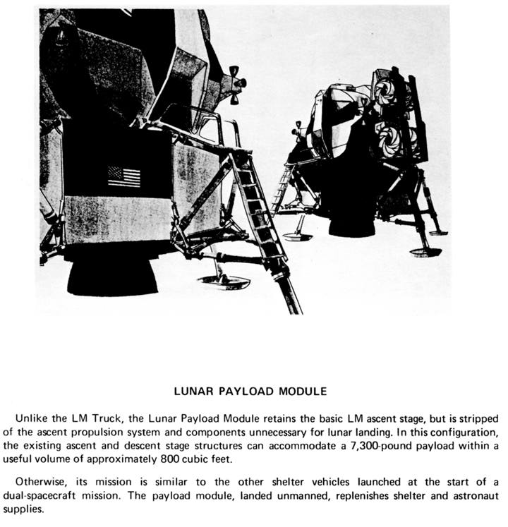 Figure 2: AES Lunar Mission with Two LEM's.