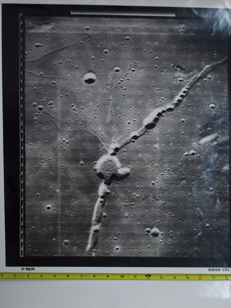 Figure 4: Lunar Orbiter Original Kodak Print Image